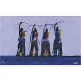 Untitled by John Nieto, serigraph, sold Oct 2025