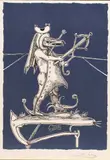 Untitled by Salvador Dalí, lithograph in colors on Japon paper, sold Oct 2025