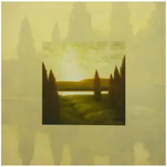 Landscape by Wade Hoefer, 1998, oil on canvas, sold Oct 2025