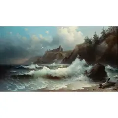 Untitled by Eugene Garin, oil on canvas, sold Oct 2025