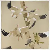 Snow Geese by Bryan Wilson, 1977, oil on canvas, sold Oct 2025