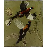 Pheasants #3 by Bryan Wilson, 1978, oil on canvas, sold Oct 2025