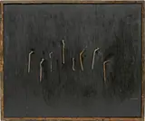 Untitled by Sono Osato, mixed media on board, sold Oct 2025