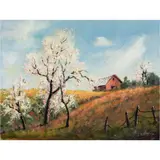 Untitled by Heinie Hartwig, oil on masonite, sold Oct 2025