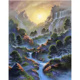 Untitled by Jon Rattenbury, acrylic on canvas, sold Oct 2025