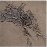 Dark Landscape by Louis Siegriest, 1968, mixed media on board, sold Oct 2025