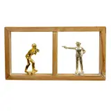 Shoot/Shoot by Peter Wegner, 1997, mixed media wall sculpture, sold Oct 2025