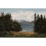 Hood Canal from Port Gamble by Annie Harmon, oil on canvas, sold Oct 2025