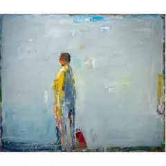 The Lookout by Dennis Hare, 1990, oil on canvas, sold Oct 2025