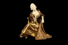 ( french, 1876-1957) by Xavier Raphanel, bronze and ivory, offered May 2021