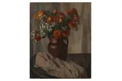 Untitled by Patricia Preece, oil on canvas, offered May 2021