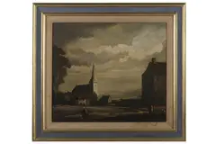 Untitled by Philip Hugh Padwick, oil on board, offered May 2021