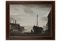 Untitled by Philip Hugh Padwick, oil on board, offered May 2021