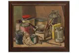 Untitled by Victor Coverley-Price, oil on canvas, offered May 2021