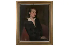 Untitled by Elek Lux, oil on canvas, offered May 2021