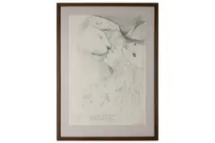 Untitled by Linda Sutton, pencil, offered May 2021