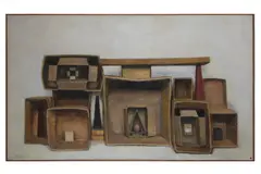 Untitled by Charles E Hardaker, oil on canvas, offered Apr 2021