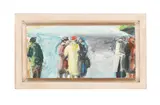 Untitled by Emrys Williams, oil on board, offered Apr 2021