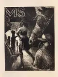 Untitled by Bill Jacklin, etching, offered Apr 2021