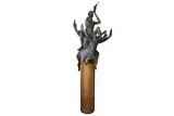 Untitled by Karl Ulrich Nuss, Patinated bronze, on an oak plinth together with presentation plaque, offered Apr 2021