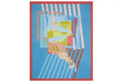 Untitled by David Leverett, acrylic on canvas, offered Apr 2021
