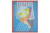 Untitled by David Leverett, acrylic on canvas, offered Apr 2021