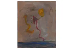 R.a. (1920-2014) by Alan Davie, oil on board, offered Apr 2021