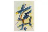 R.a. (1915-1997) by William Gear, pastel and gouache, offered Apr 2021