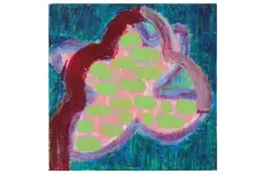 Untitled by John Edwards, acrylic on canvas, offered Apr 2021