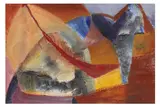 Untitled by Alan Thornhill, acrylic on canvas, offered Apr 2021