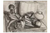 Untitled by Alan Thornhill, charcoal, offered Apr 2021