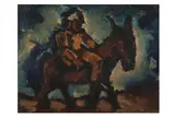 R.a. (1911-2000) by Josef Herman, oil on panel, offered Apr 2021