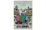 Untitled by Joan Gilcrest, oil on paper, offered Apr 2021