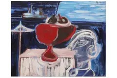 Untitled by Patrick Hayman, 1984, oil on canvas, offered Apr 2021