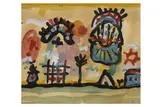 R.a. (1920–2014) by Alan Davie, gouache, offered Apr 2021