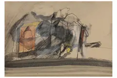 Untitled by John Selway, mixed media, offered Apr 2021