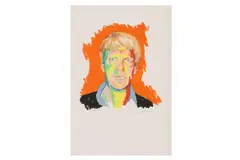 Untitled by Clive Barker, pencil and pastel, offered Apr 2021