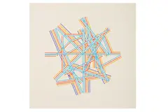 Untitled by Kenneth Martin, screenprint, offered Apr 2021