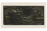 R.a. (1924-2014) by Geoffrey Clarke, etching and aquatint, offered Apr 2021