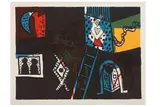 R.a. (1920-2014) by Alan Davie, lithograph, offered Apr 2021