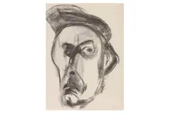 Untitled by Alan Thornhill, charcoal, offered Apr 2021