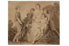 Untitled by Gilles-Lambert Godecharle, ink, offered Apr 2021