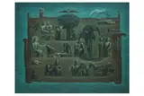 Untitled by Sabry Mansour, 1992, oil and pastel on canvas, offered Apr 2021