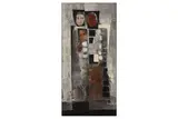 Untitled by Nadira Azzouz, mixed media on canvas, offered Apr 2021
