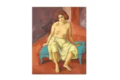 Untitled by Simon Mondzain, 1926, oil on canvas, offered Mar 2021