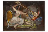 Untitled by Marie-Louise von Motesiczky, oil on canvas, offered Mar 2021