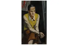 Untitled by Christian Hess, oil on canvas, offered Mar 2021