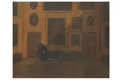 Untitled by Nino Caffè, oil on panel, offered Mar 2021