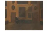Untitled by Nino Caffè, oil on panel, offered Mar 2021