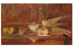 Untitled by Vasyl Khmeliuk, oil on canvas, offered Mar 2021